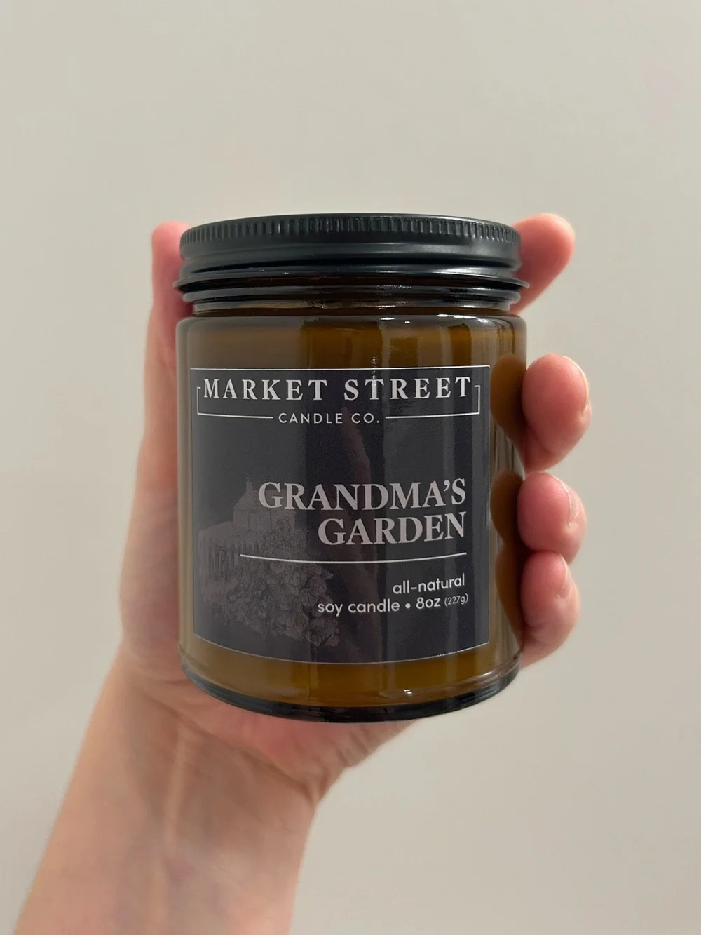 Market Street Candle Co. 8oz Soy Candle - Grandma’s Garden